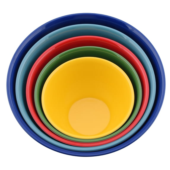 The Pioneer Woman Spring Bouquet Melamine Mixing Bowl Set, 10-Piece, 5 Bowls with 5 Lids thumbnail 3